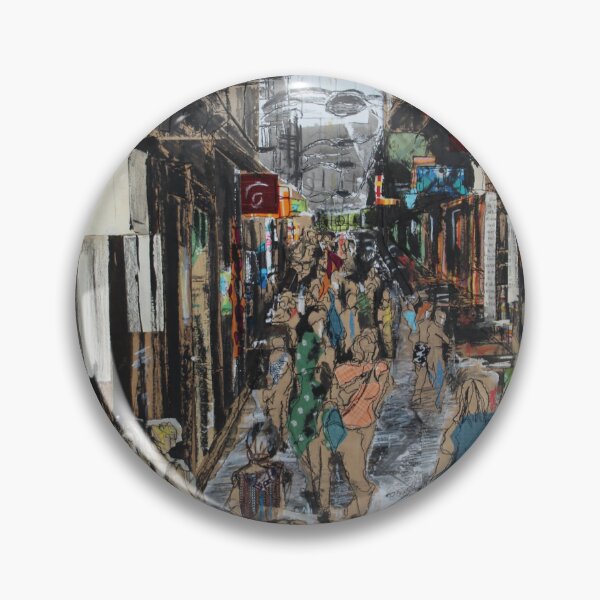 Item preview, Centreplace Laneway Melbourne Thread Sketch designed and sold by JulietDCollins.