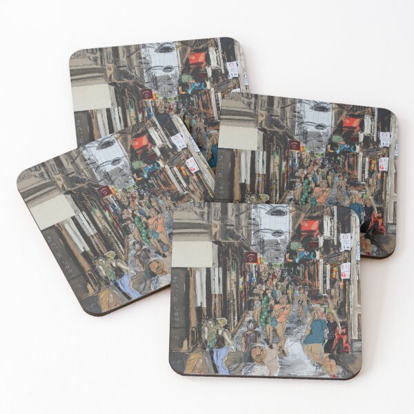 Item preview, Centreplace Laneway Melbourne Thread Sketch designed and sold by JulietDCollins.