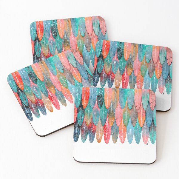 Item preview, Fondo de plumas en acuarela I designed and sold by joynest-design.