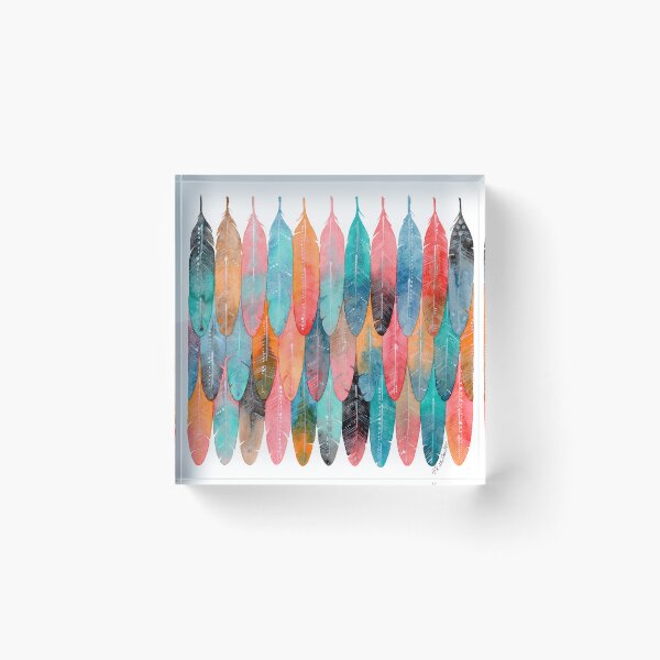Item preview, Fondo de plumas en acuarela II designed and sold by joynest-design.