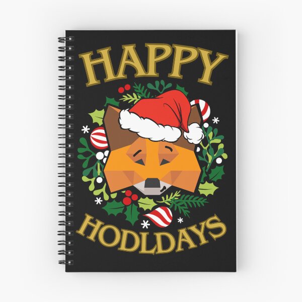 Item preview, Happy Hodldays - MetaMask Logo designed and sold by GetCryptoSwag.