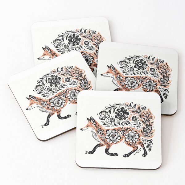 Item preview, Folk botanics fox designed and sold by AnthonyThomas.