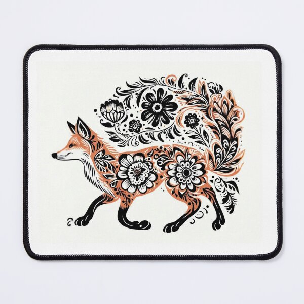 Item preview, Folk botanics fox designed and sold by AnthonyThomas.