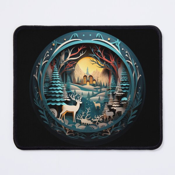 Item preview, Christmas paper cut craft designed and sold by Marten-Store.