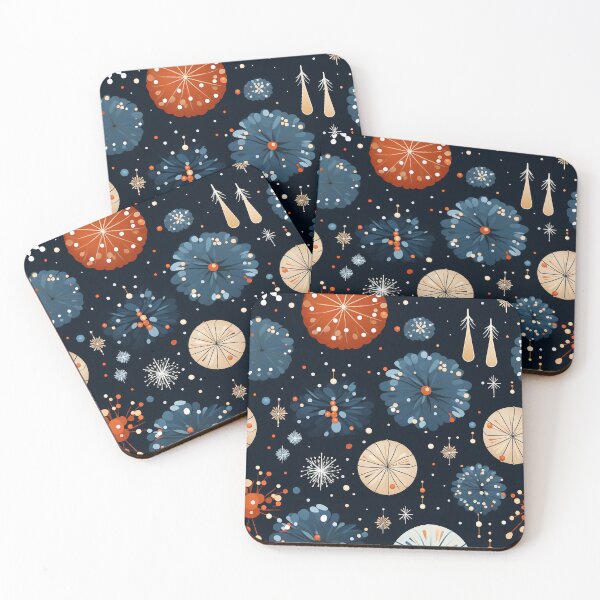 Item preview, Christmas Patterns - Colorful Christmas Snow designed and sold by Master-Print.