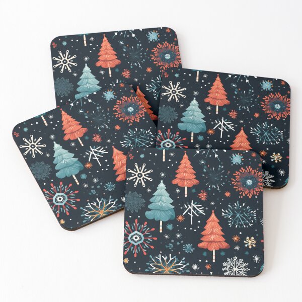 Item preview, Christmas Patterns - Colorful Christmas Snow designed and sold by Master-Print.