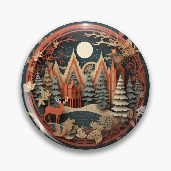 Item preview, Christmas paper cut craft 2 designed and sold by Marten-Store.