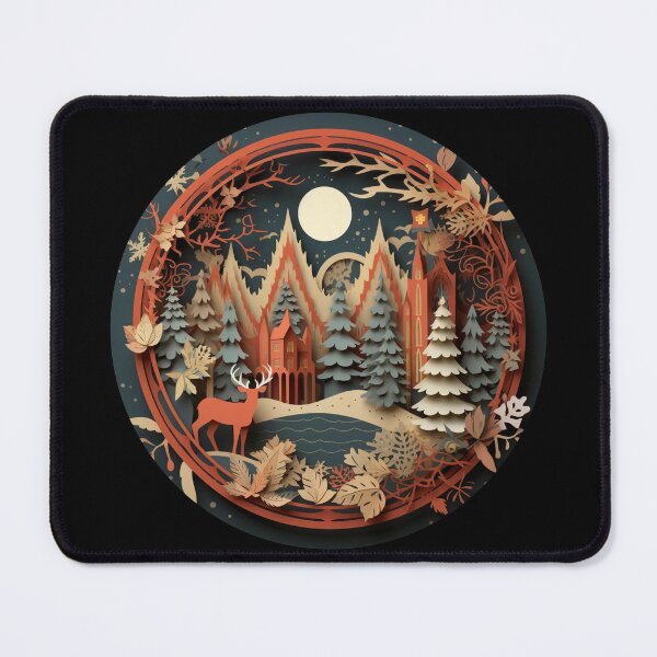 Item preview, Christmas paper cut craft 2 designed and sold by Marten-Store.