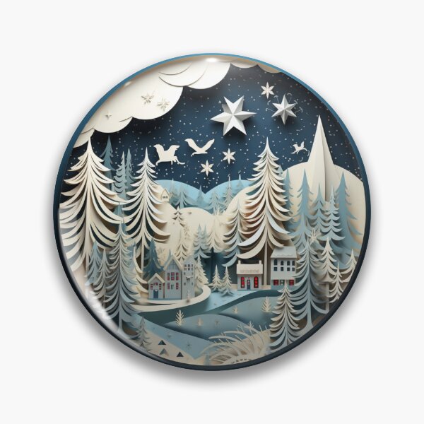 Item preview, Christmas paper cut craft 3 designed and sold by Marten-Store.
