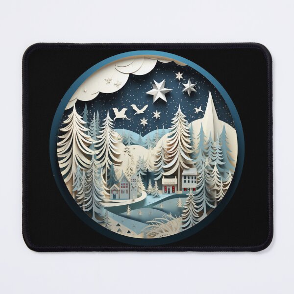 Item preview, Christmas paper cut craft 3 designed and sold by Marten-Store.