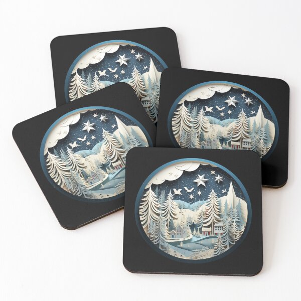 Item preview, Christmas paper cut craft 3 designed and sold by Marten-Store.