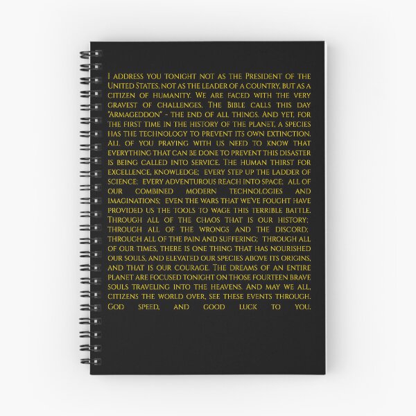 Item preview, Armageddon - President's Speech designed and sold by AspectsOfDreams.