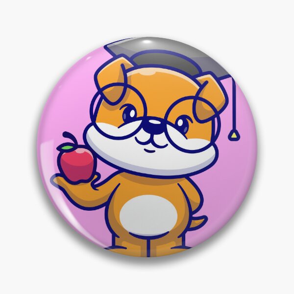 Item preview,  Dog Graduate with Apple designed and sold by hjian8219.
