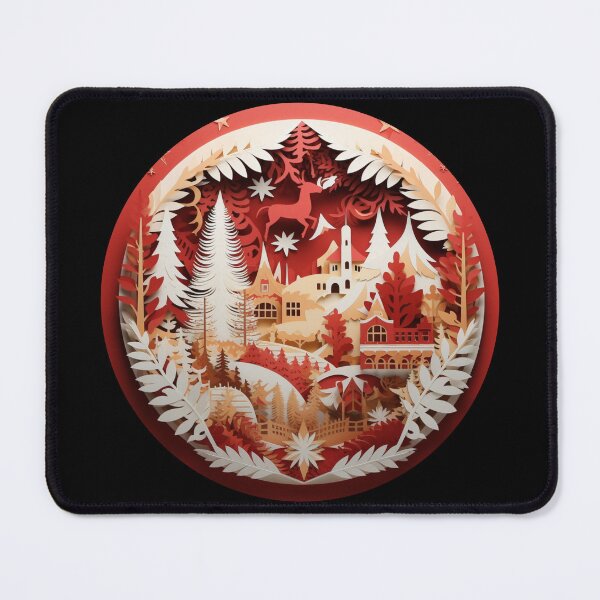 Item preview, Christmas paper cut craft 4 designed and sold by Marten-Store.