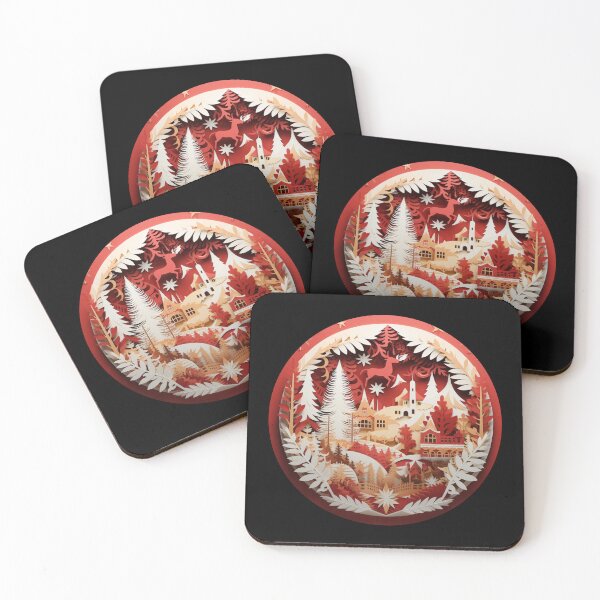 Item preview, Christmas paper cut craft 4 designed and sold by Marten-Store.