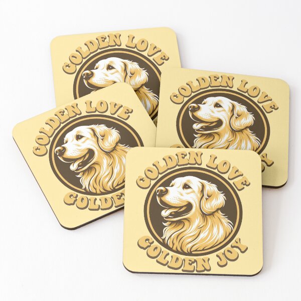 Item preview, A Golden Love Is A golden Joy Golden Retriever Pet Dog Lover designed and sold by wtfbba.