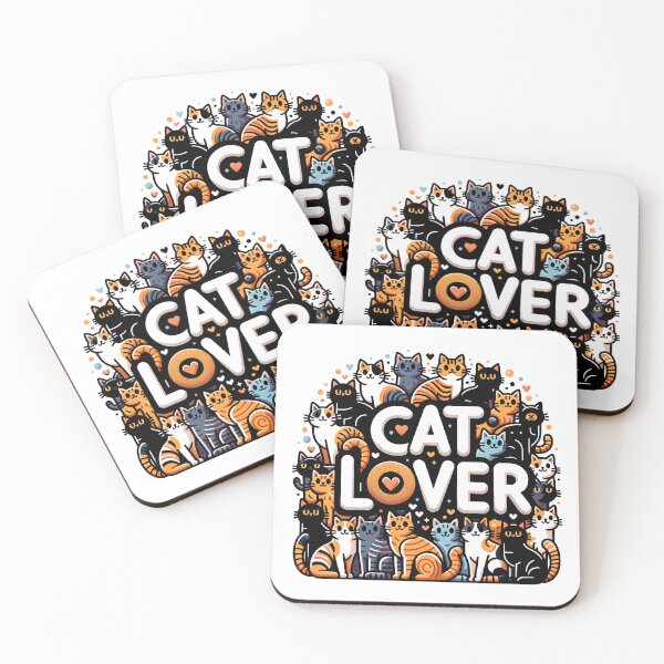 Item preview, Colorful Cat Lovers designed and sold by PopPrintPulse.