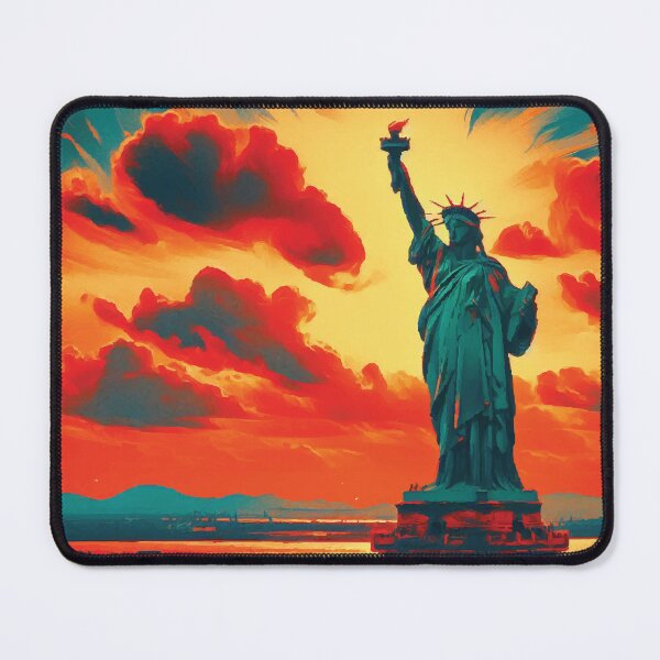 Item preview, Statue of Liberty at Sunset designed and sold by badguyduh.