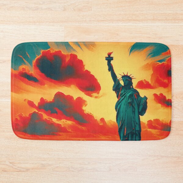 Item preview, Statue of Liberty at Sunset designed and sold by badguyduh.