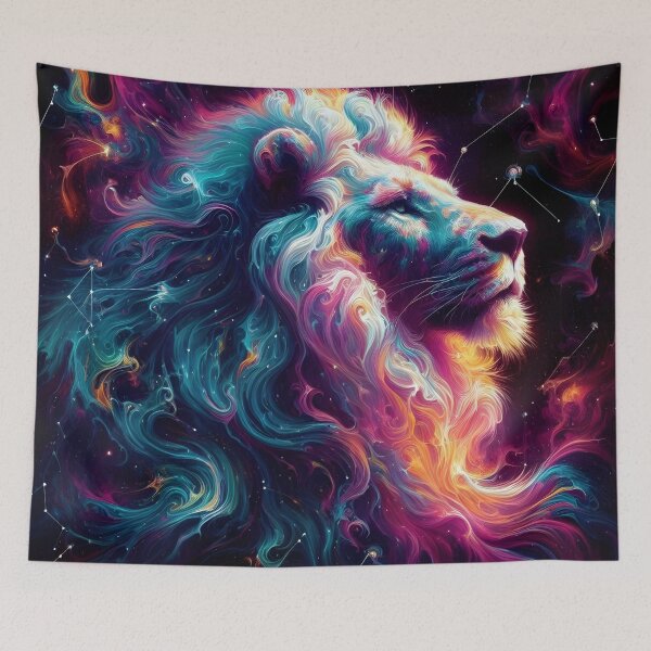 Item preview, Starry Lion: Cosmic Constellations designed and sold by javaoverride.
