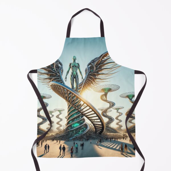 Item preview, Ethereal Winged Guardian - Futuristic Fantasy designed and sold by Newpixelland.