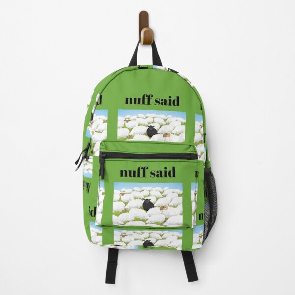 Item preview, “nuff said” Funny Sarcastic Black Sheep Graphic designed and sold by 4thAct.
