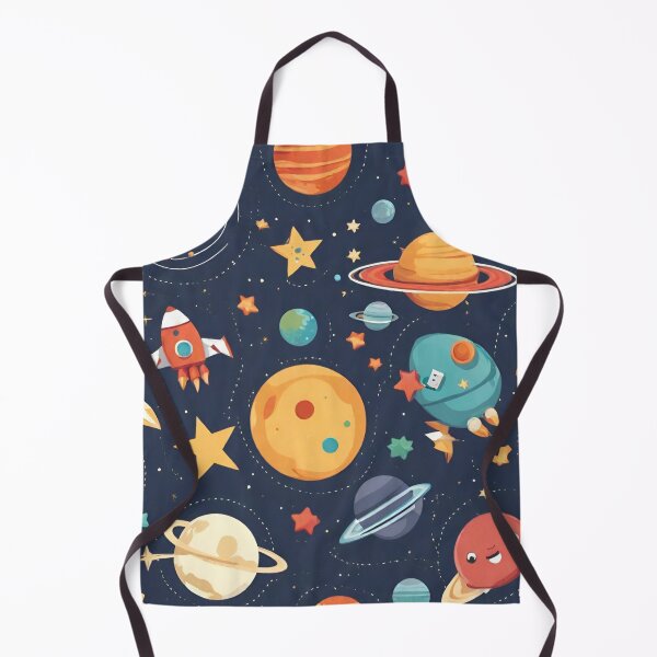 Item preview, Kids Space Art with Planets Rockets Spaceship Stars Artwork Illustration For Children and Parents designed and sold by 519xdesign.