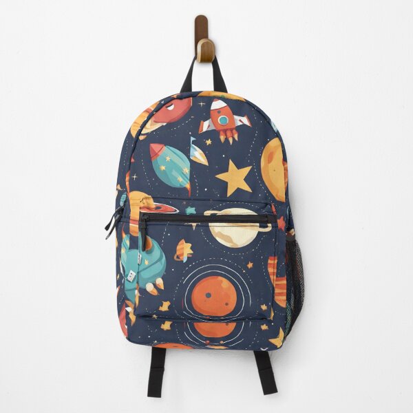 Item preview, Kids Space Art with Planets Rockets Spaceship Stars Artwork Illustration For Children and Parents designed and sold by 519xdesign.