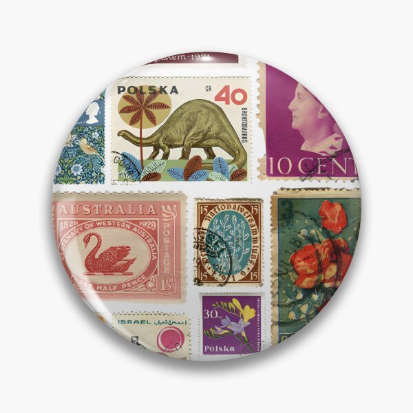 Item preview, vintage stamps designed and sold by rubyslittleshop.