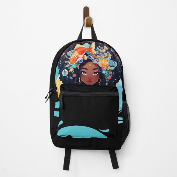 Item preview, Pisces Zodiac Sign, Afro Mystic Mermaid designed and sold by Bliss Find And Design.