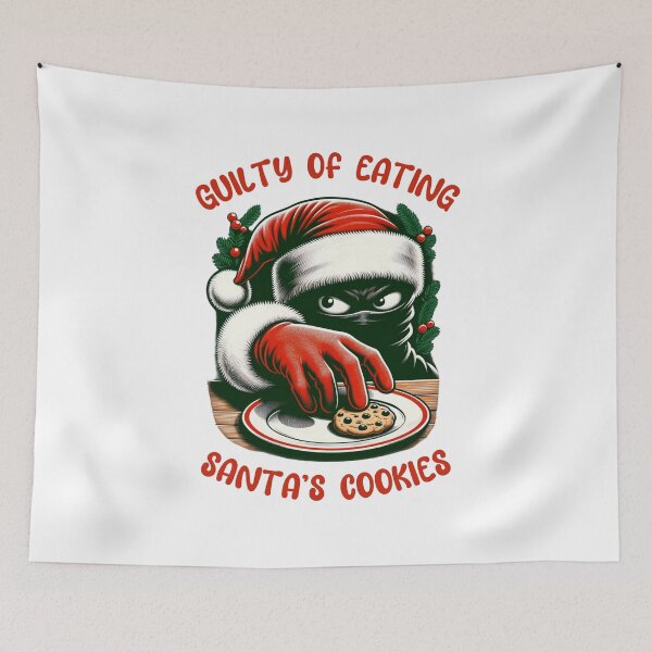 Item preview, Guilty of Eating Santa's Cookies designed and sold by 4TeeToo.