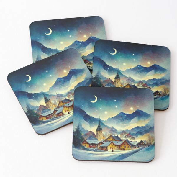 Item preview, Snowy Mountain Village designed and sold by Gustavo Navarro.