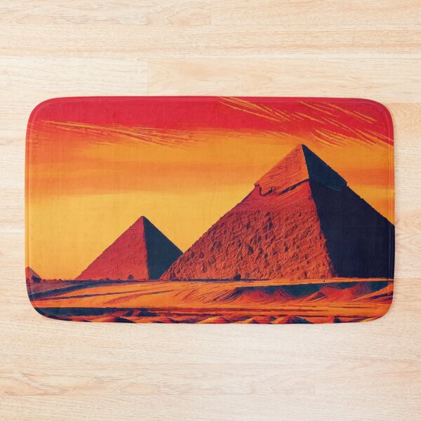 Item preview, The Pyramids at Giza at Sunset designed and sold by badguyduh.