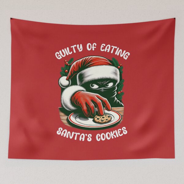 Item preview, Guilty of Eating Santa's Cookies designed and sold by 4TeeToo.
