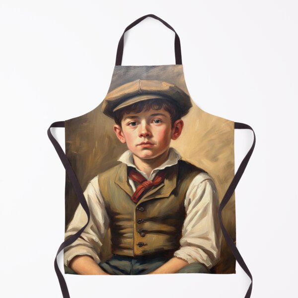 Item preview, Vintage Newsboy Painting designed and sold by Gabriela McDaniel.