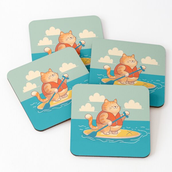 Item preview, SUP Stand Up Paddle board Cat  designed and sold by SusanaDesigns.