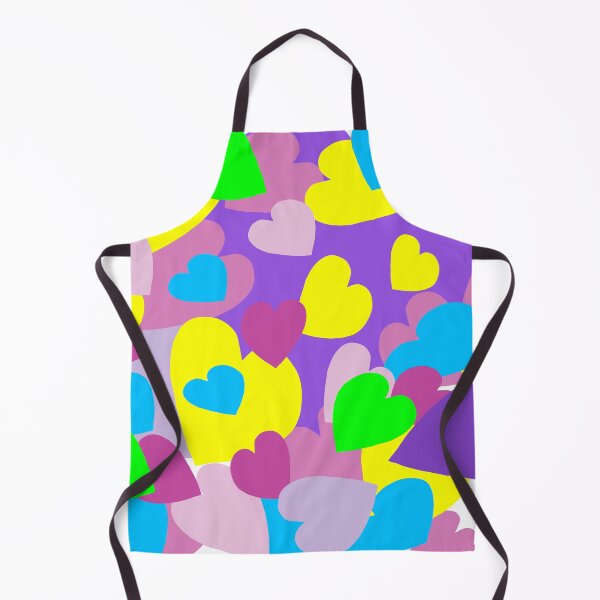 Item preview, Hand-drawn Colorful Pink, Yellow, Purple, Green and Blue Hearts designed and sold by Victoria Rose.