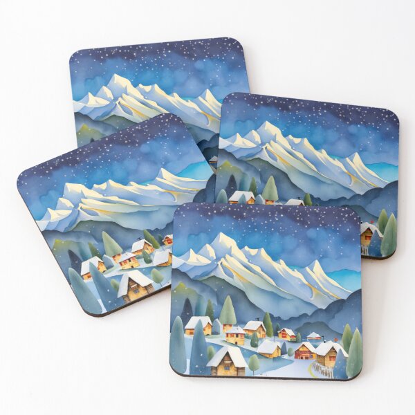 Item preview, Snowy Mountain Village designed and sold by Gustavo Navarro.