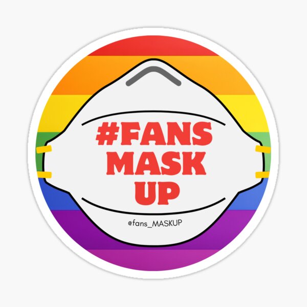 Item preview, fansmaskup rainbow designed and sold by fansmaskup.