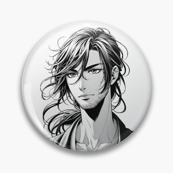 Item preview, Heartthrob Manga Hero designed and sold by aetherAI.