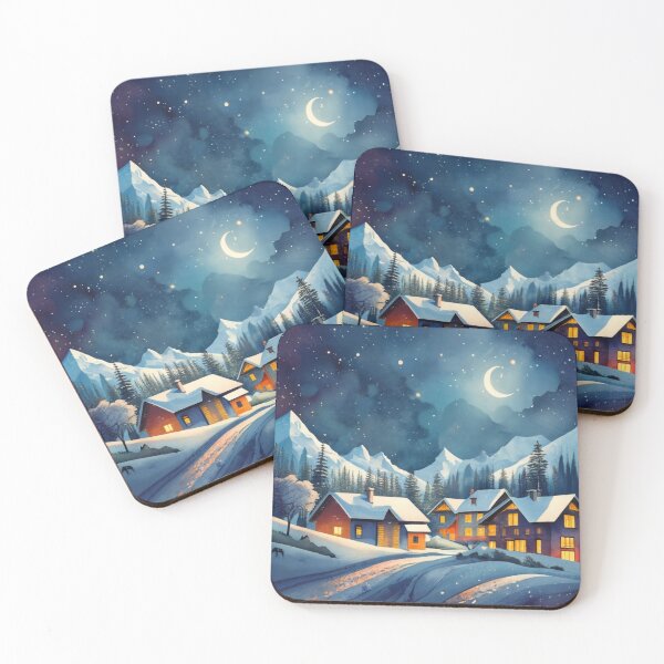 Item preview, Snowy Mountain Village designed and sold by Gustavo Navarro.