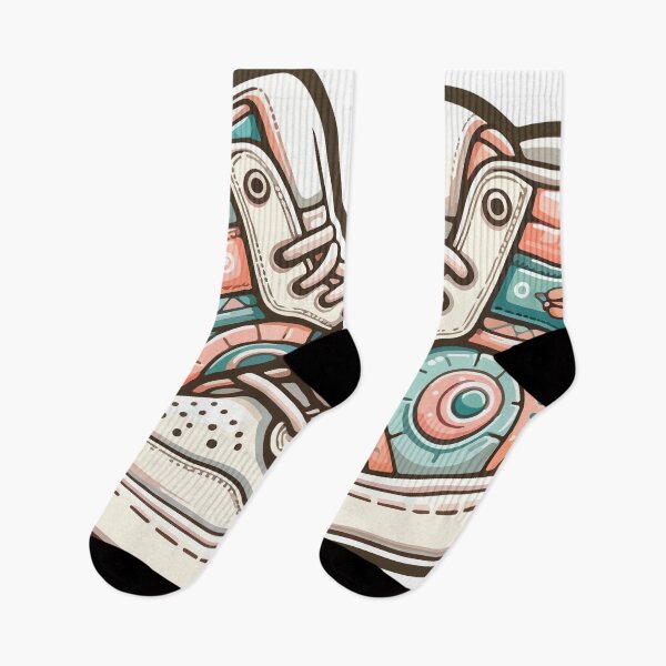 Item preview, Trendy High-Top Sneakers with Bohemian Patterns designed and sold by OniumEth.
