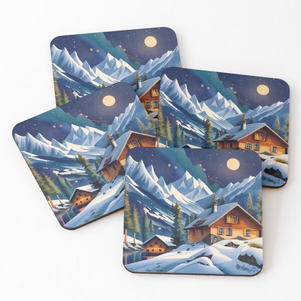 Item preview, Snowy Mountain Village designed and sold by Gustavo Navarro.