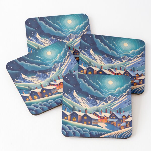 Item preview, Snowy Mountain Village designed and sold by Gustavo Navarro.