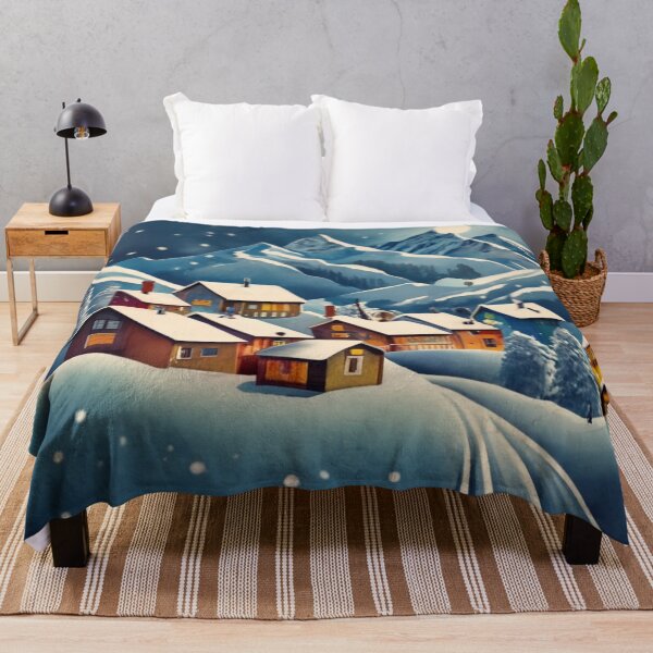 Item preview, Snowy Mountain Village designed and sold by Gustavo Navarro.