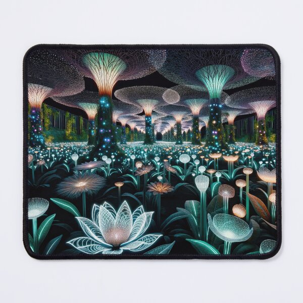 Item preview, Luminescent Flora - Ethereal Glow Garden designed and sold by Newpixelland.