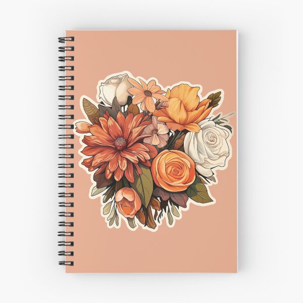 Item preview, Autumn Flower Bouquet Sticker Style designed and sold by LDJBlank.
