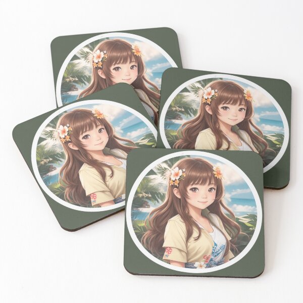Item preview, Tropical Serenity 3: An Anime Journey through Hawaiian Paradise designed and sold by Kumahimeco.