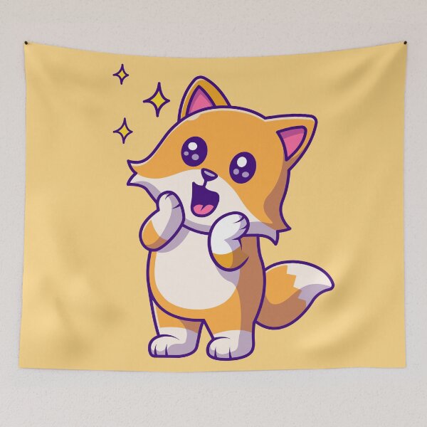 Item preview, Surprised Baby Fox designed and sold by hjian8219.