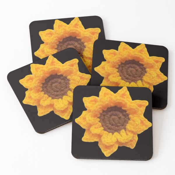 Item preview, Crochet Sunflower designed and sold by Sasidenidesign.